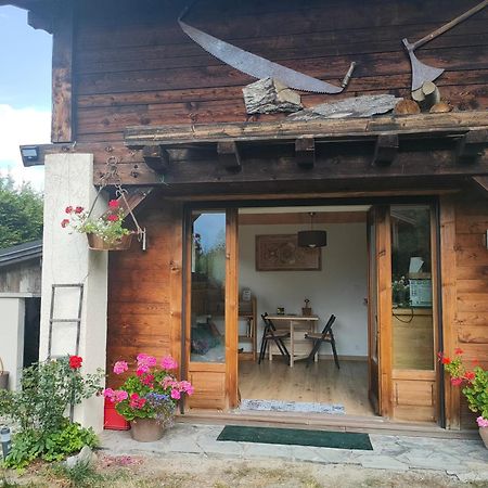 Beau Studio Dans La Vallee De Chamonix Les Trabets ภายนอก รูปภาพ