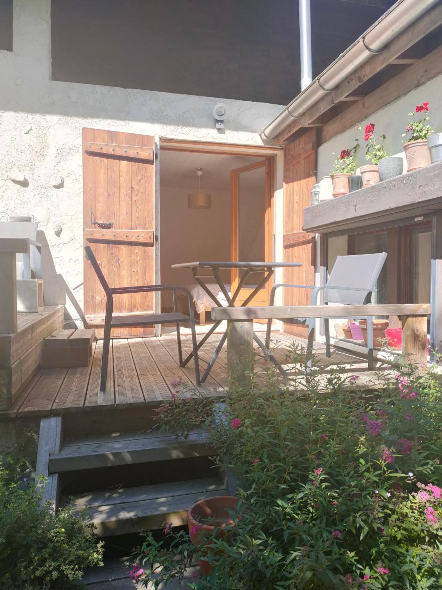 Beau Studio Dans La Vallee De Chamonix Les Trabets ภายนอก รูปภาพ